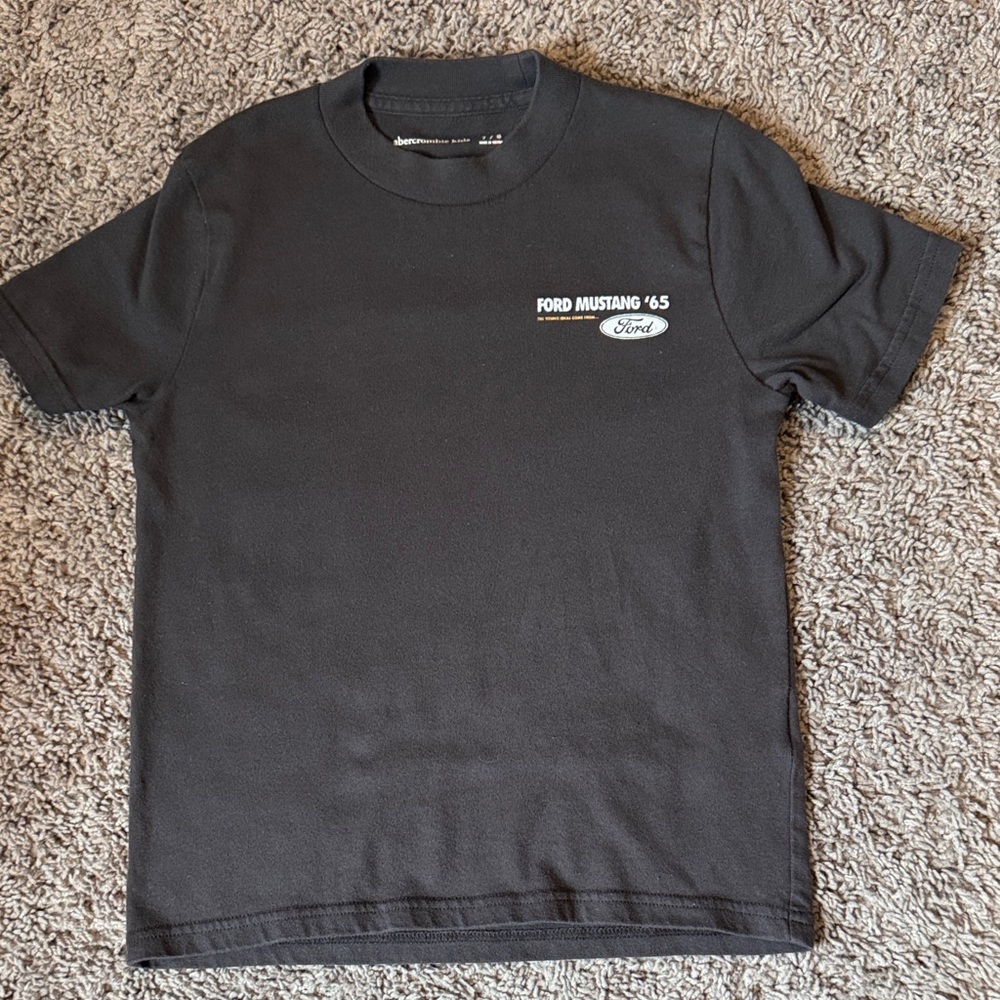 Abercrombie Ford Mustang '65 Black T-Shirt